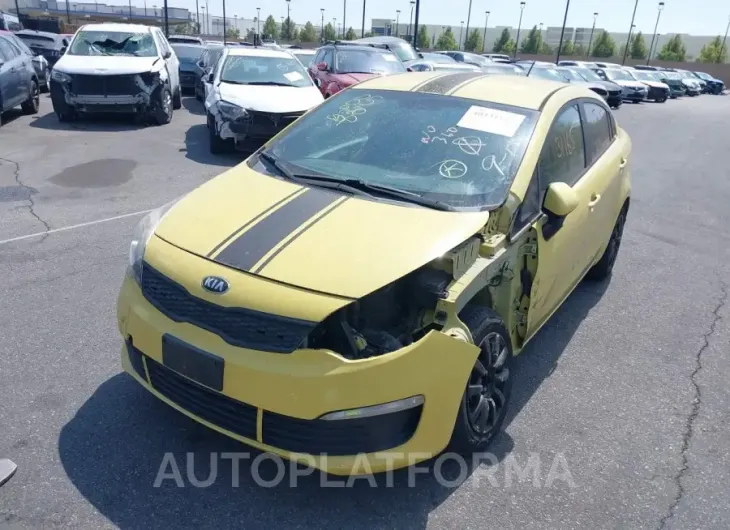 KIA RIO 2016 vin KNADM4A30G6598505 from auto auction Iaai