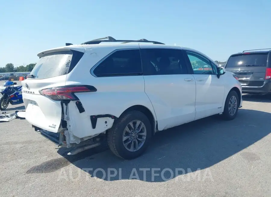 TOYOTA SIENNA 2021 vin 5TDKRKEC4MS073145 from auto auction Iaai