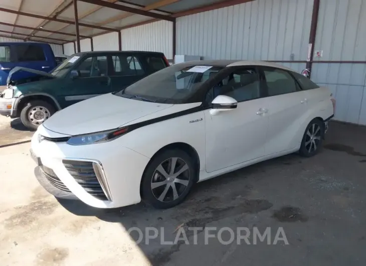 TOYOTA MIRAI 2017 vin JTDBVRBD9HA001703 from auto auction Iaai