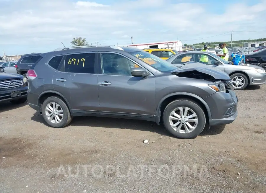 NISSAN ROGUE 2016 vin KNMAT2MV1GP701824 from auto auction Iaai