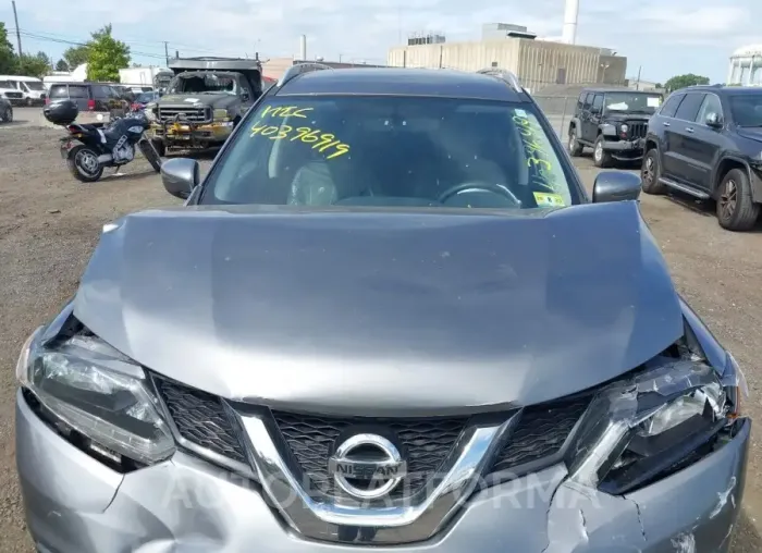 NISSAN ROGUE 2016 vin KNMAT2MV1GP701824 from auto auction Iaai