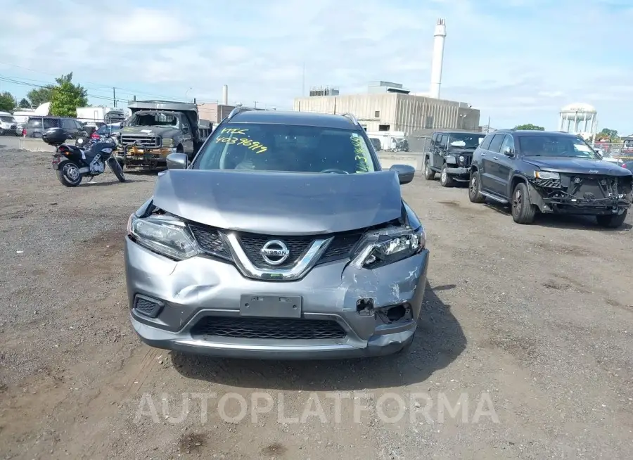 NISSAN ROGUE 2016 vin KNMAT2MV1GP701824 from auto auction Iaai