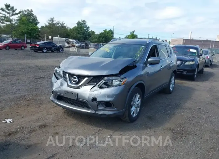 NISSAN ROGUE 2016 vin KNMAT2MV1GP701824 from auto auction Iaai