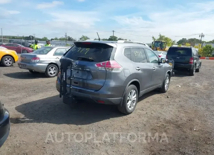 NISSAN ROGUE 2016 vin KNMAT2MV1GP701824 from auto auction Iaai