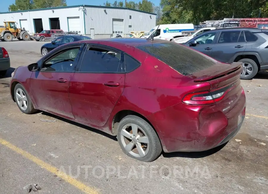 DODGE DART 2015 vin 1C3CDFBB2FD319537 from auto auction Iaai