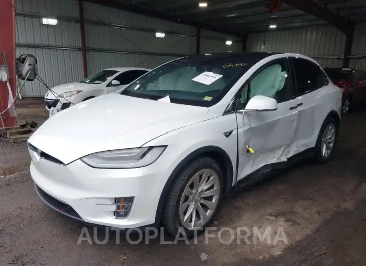 TESLA MODEL X 2020 vin 5YJXCAE25LF286486 from auto auction Iaai