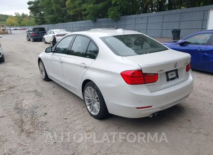 BMW 328I  2015 vin WBA3B3C53FJ984521 from auto auction Iaai