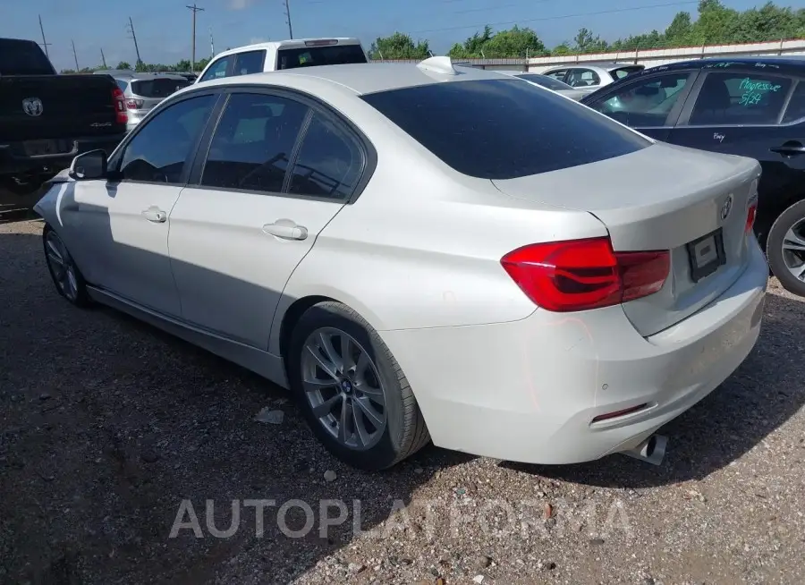 BMW 320I 2017 vin WBA8E1G34HNU15876 from auto auction Iaai