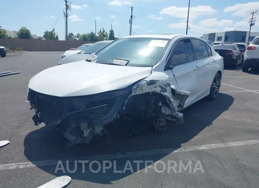 HONDA ACCORD 2016 vin 1HGCR3F86GA014041 from auto auction Iaai