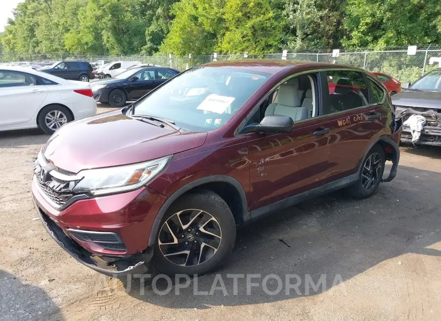 HONDA CR-V 2016 vin 2HKRM4H41GH664623 from auto auction Iaai