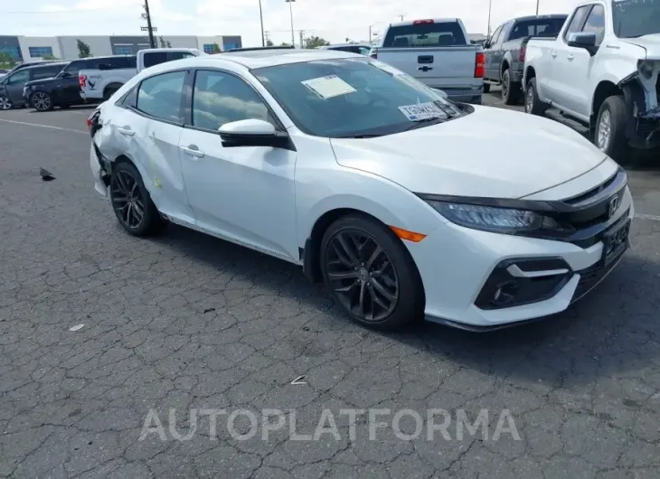 HONDA CIVIC 2020 vin SHHFK7H97LU411612 from auto auction Iaai