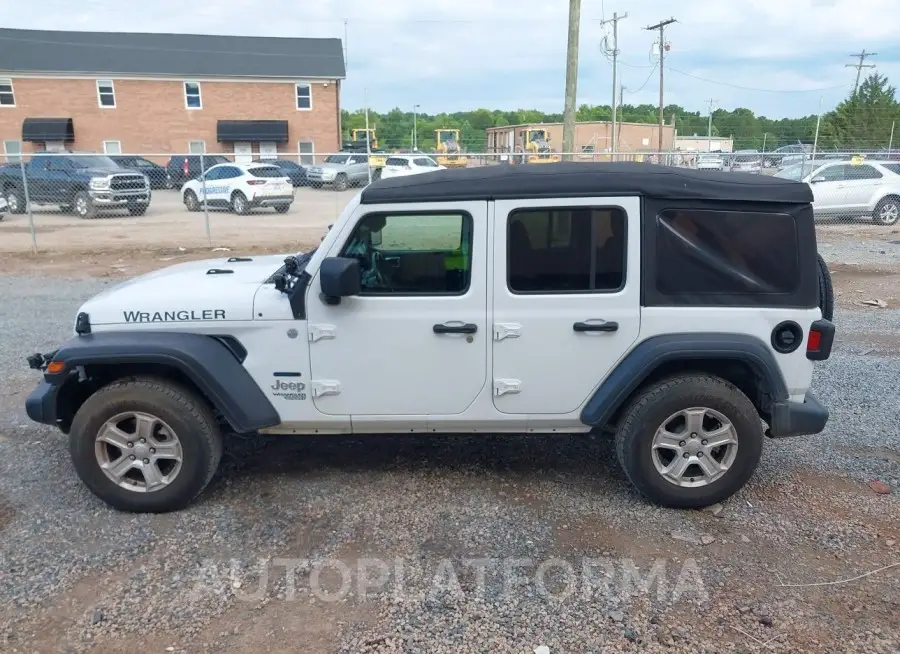 JEEP WRANGLER UNLIMITED 2021 vin 1C4HJXDN9MW525379 from auto auction Iaai