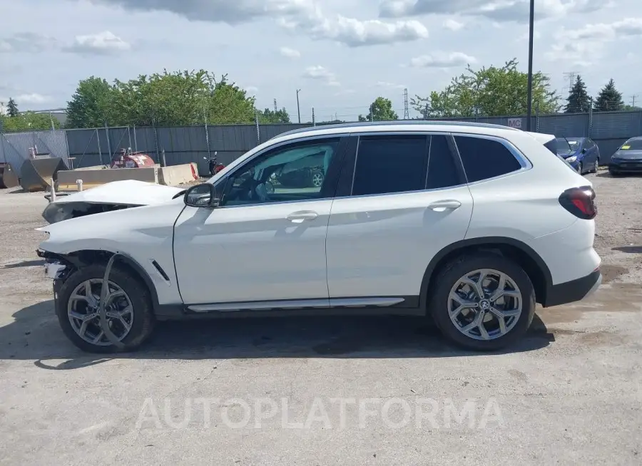 BMW X3 2024 vin 5UX53DP06R9W22278 from auto auction Iaai