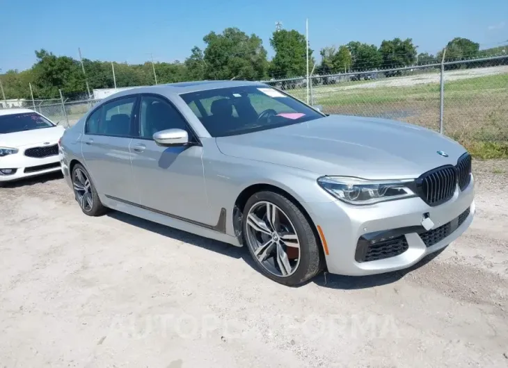 BMW 750I 2017 vin WBA7F0C37HGM21801 from auto auction Iaai