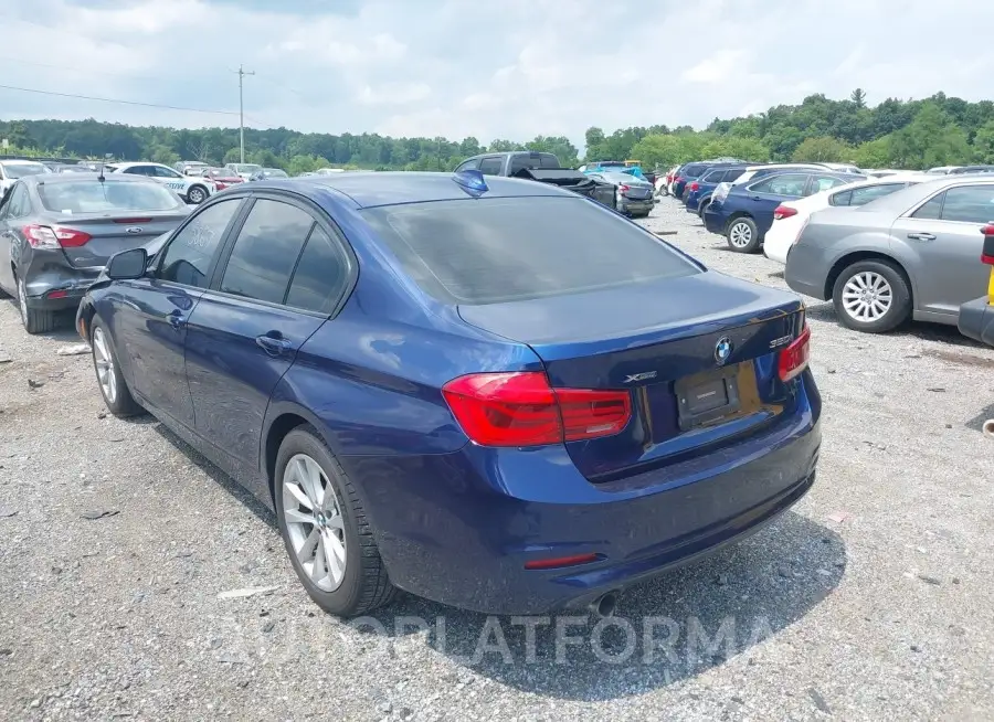 BMW 320I 2017 vin WBA8E5G38HNU43557 from auto auction Iaai