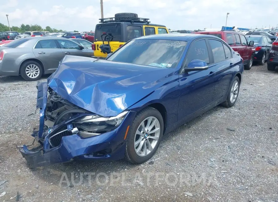 BMW 320I 2017 vin WBA8E5G38HNU43557 from auto auction Iaai