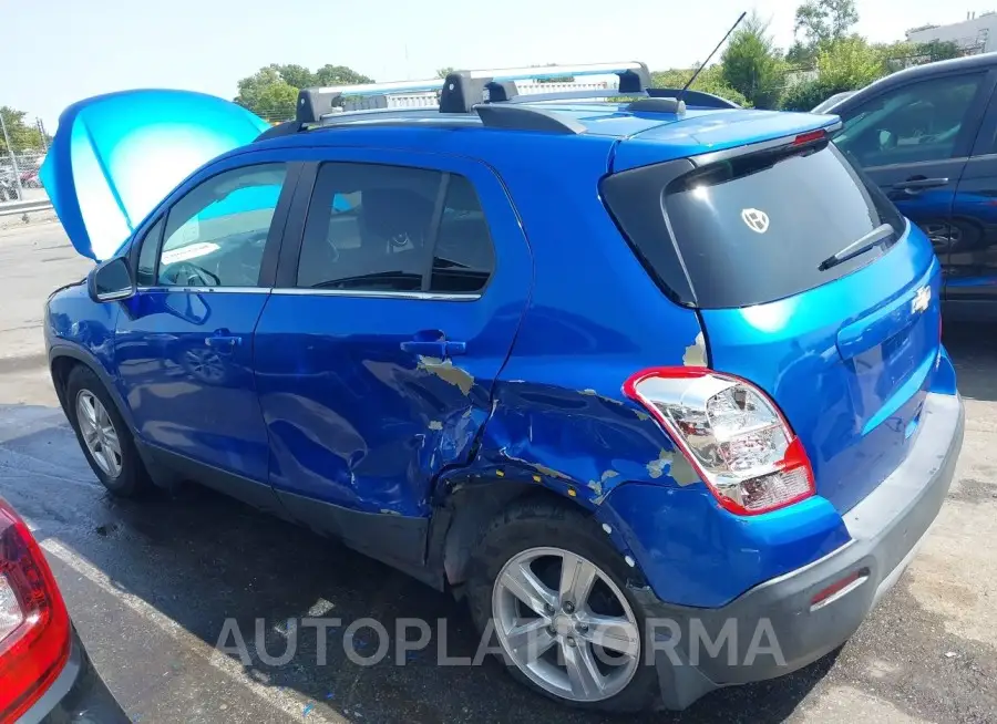 CHEVROLET TRAX 2016 vin KL7CJLSB0GB731761 from auto auction Iaai