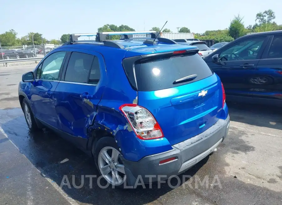 CHEVROLET TRAX 2016 vin KL7CJLSB0GB731761 from auto auction Iaai