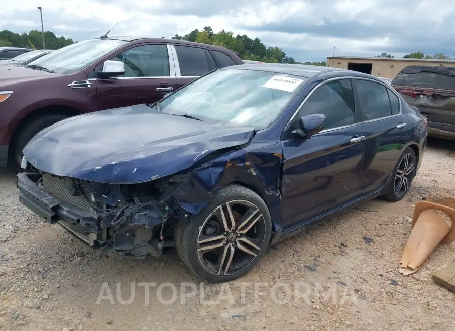 HONDA ACCORD 2016 vin 1HGCR2F50GA069150 from auto auction Iaai