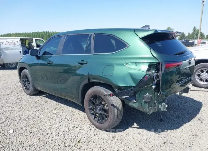 TOYOTA HIGHLANDER 2023 vin 5TDBBRCH1PS562764 from auto auction Iaai