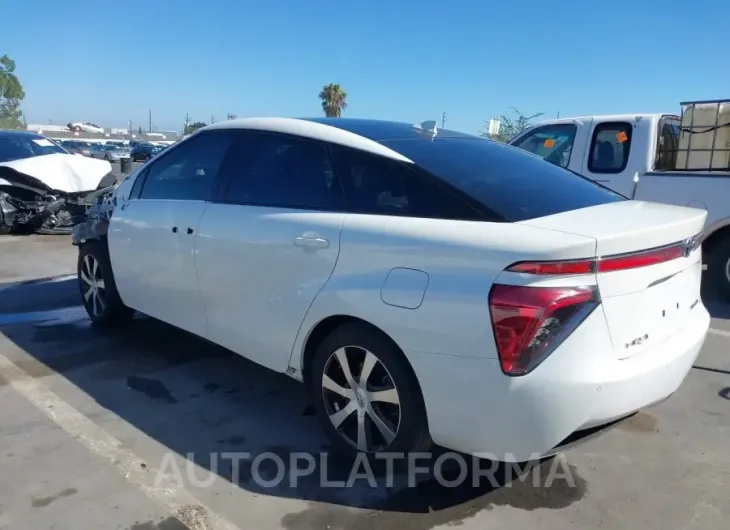 TOYOTA MIRAI 2017 vin JTDBVRBD7HA001604 from auto auction Iaai