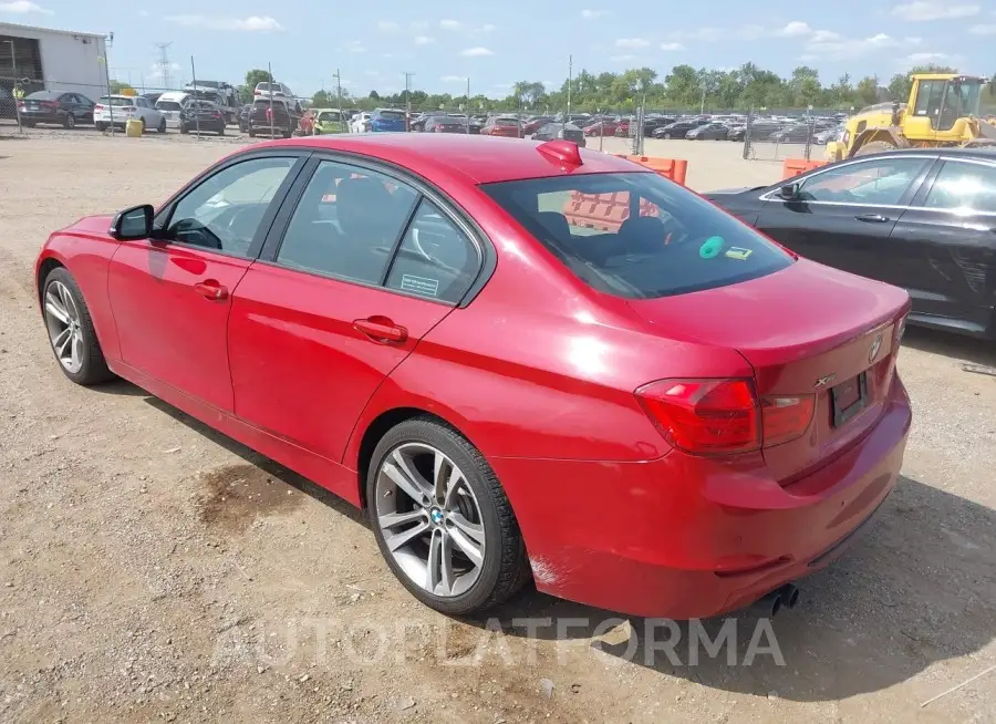 BMW 328I  2015 vin WBA3B3C5XFF546369 from auto auction Iaai