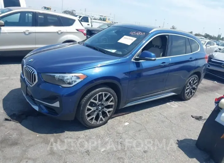 BMW X1 2021 vin WBXJG7C05M5U04914 from auto auction Iaai