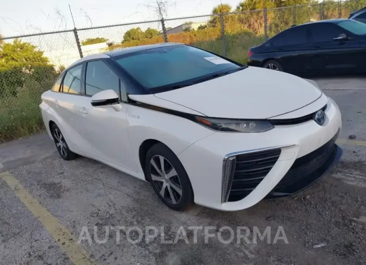 TOYOTA MIRAI 2017 vin JTDBVRBD2HA002885 from auto auction Iaai