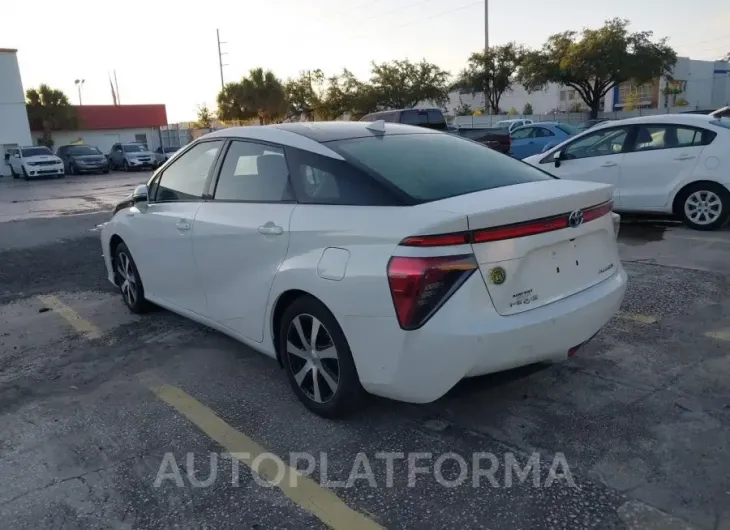 TOYOTA MIRAI 2017 vin JTDBVRBD2HA002885 from auto auction Iaai