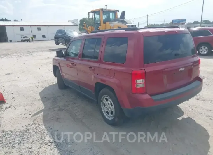 JEEP PATRIOT 2015 vin 1C4NJPBA1FD304733 from auto auction Iaai