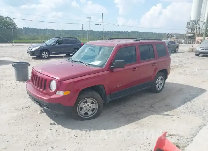 JEEP PATRIOT 2015 vin 1C4NJPBA1FD304733 from auto auction Iaai