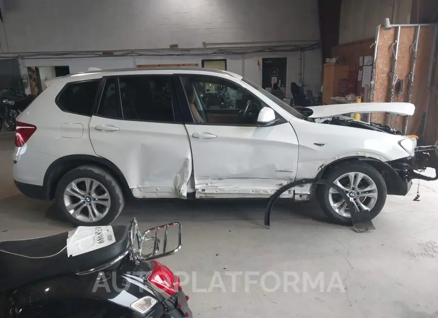 BMW X3 2016 vin 5UXWX9C53G0D66483 from auto auction Iaai