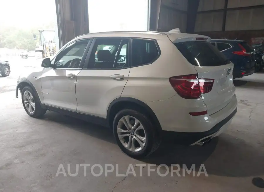 BMW X3 2016 vin 5UXWX9C53G0D66483 from auto auction Iaai