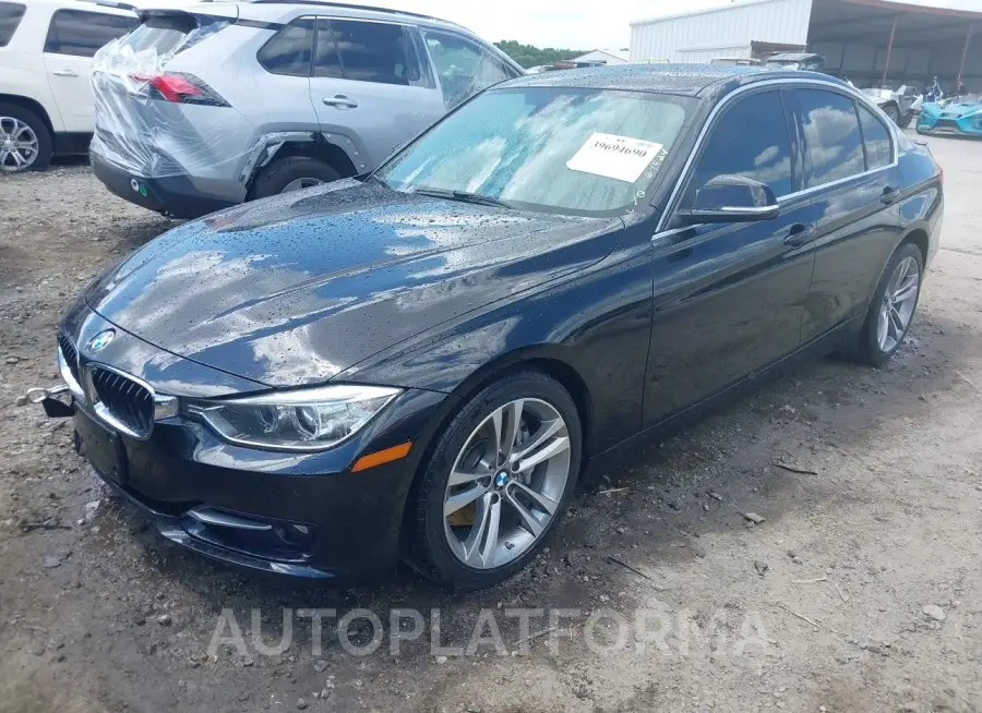 BMW 335I 2015 vin WBA3A9C52FKW74621 from auto auction Iaai