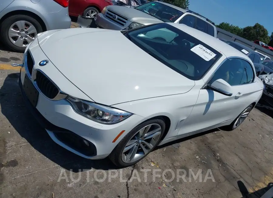 BMW 430I 2017 vin WBA4U7C31H5H19907 from auto auction Iaai