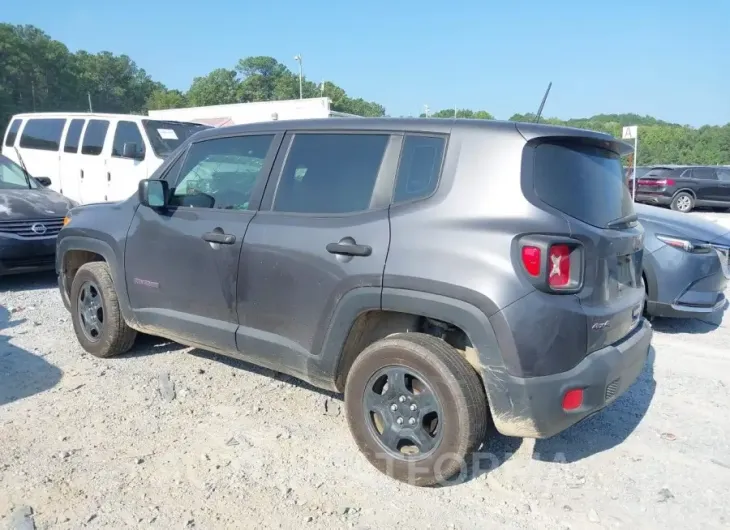 JEEP RENEGADE 2018 vin ZACCJBAB0JPJ54562 from auto auction Iaai