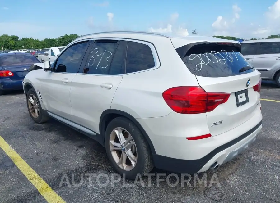 BMW X3 2019 vin 5UXTR7C52KLF32002 from auto auction Iaai