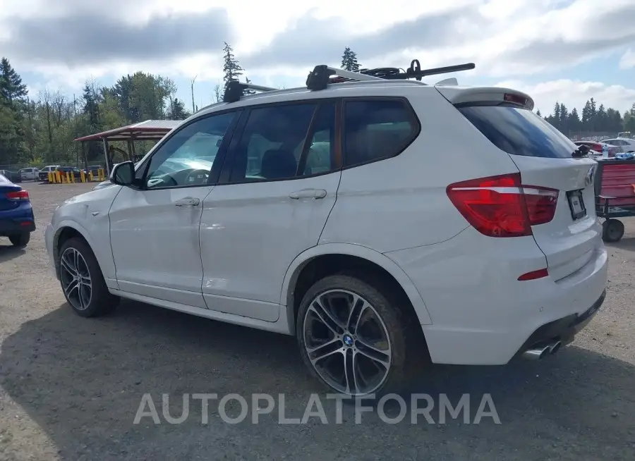 BMW X3 2016 vin 5UXWX9C53G0D81615 from auto auction Iaai