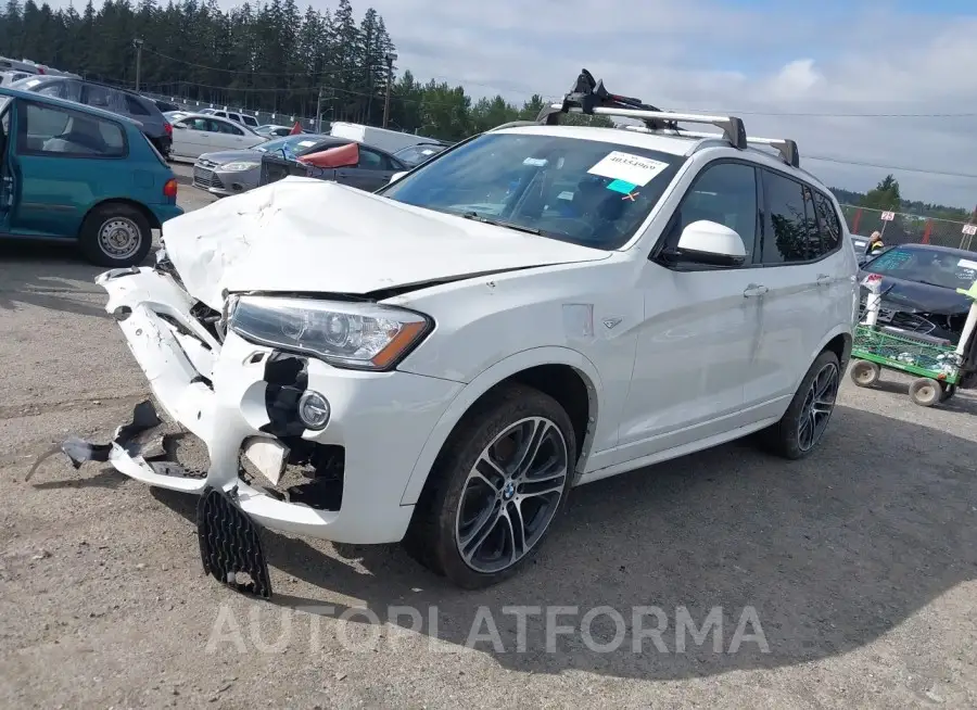 BMW X3 2016 vin 5UXWX9C53G0D81615 from auto auction Iaai