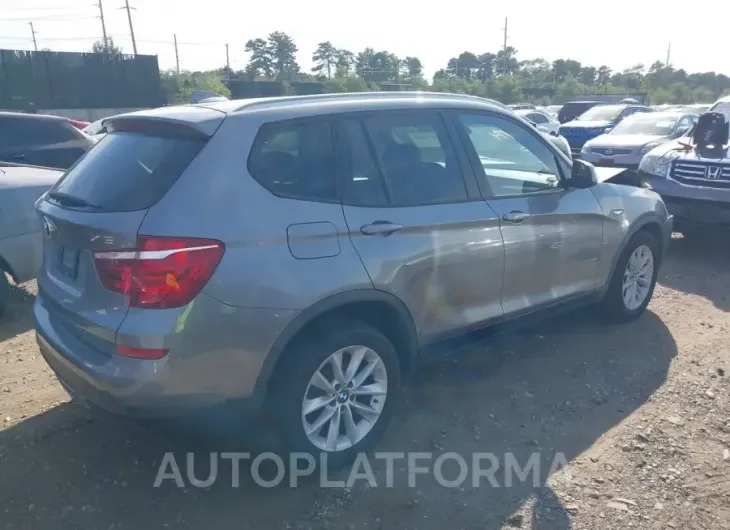 BMW X3 2017 vin 5UXWX9C59H0D96928 from auto auction Iaai