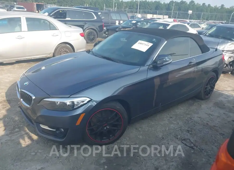 BMW 228I 2016 vin WBA1K9C57GV321814 from auto auction Iaai