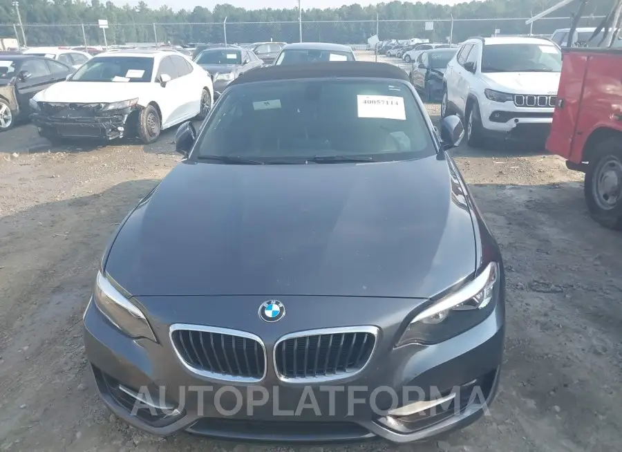 BMW 228I 2016 vin WBA1K9C57GV321814 from auto auction Iaai