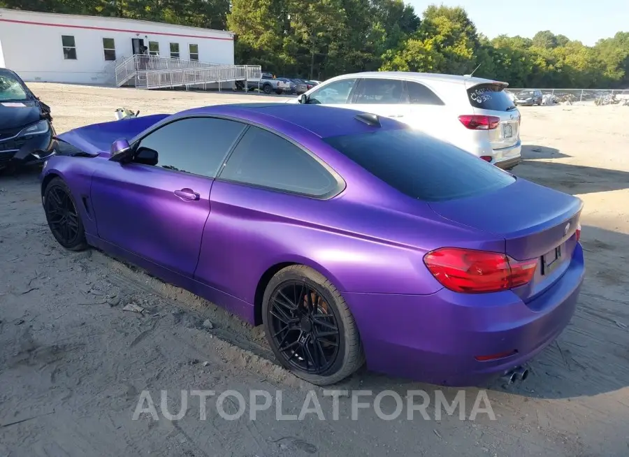 BMW 428I 2015 vin WBA3N3C53FK234859 from auto auction Iaai