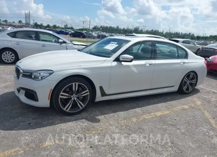 BMW 740I 2019 vin WBA7E2C58KB454455 from auto auction Iaai