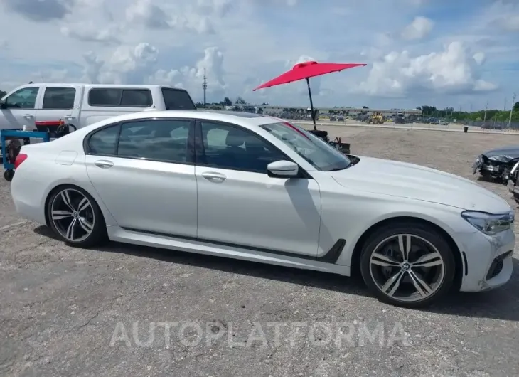 BMW 740I 2019 vin WBA7E2C58KB454455 from auto auction Iaai