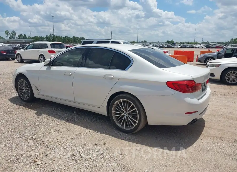 BMW 540I 2019 vin WBAJE5C50KWW36599 from auto auction Iaai