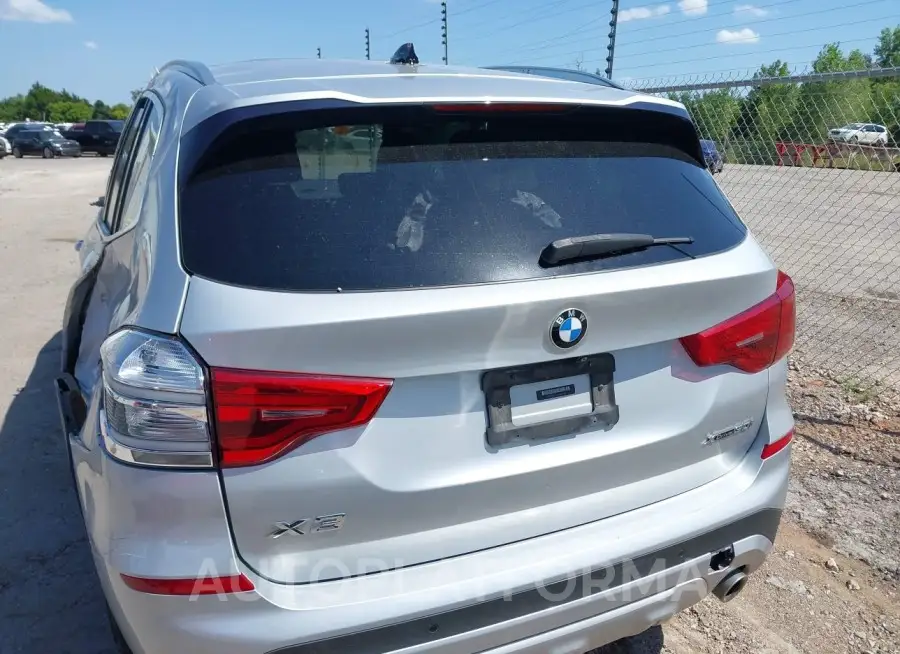 BMW X3 2019 vin 5UXTR9C53KLP95981 from auto auction Iaai