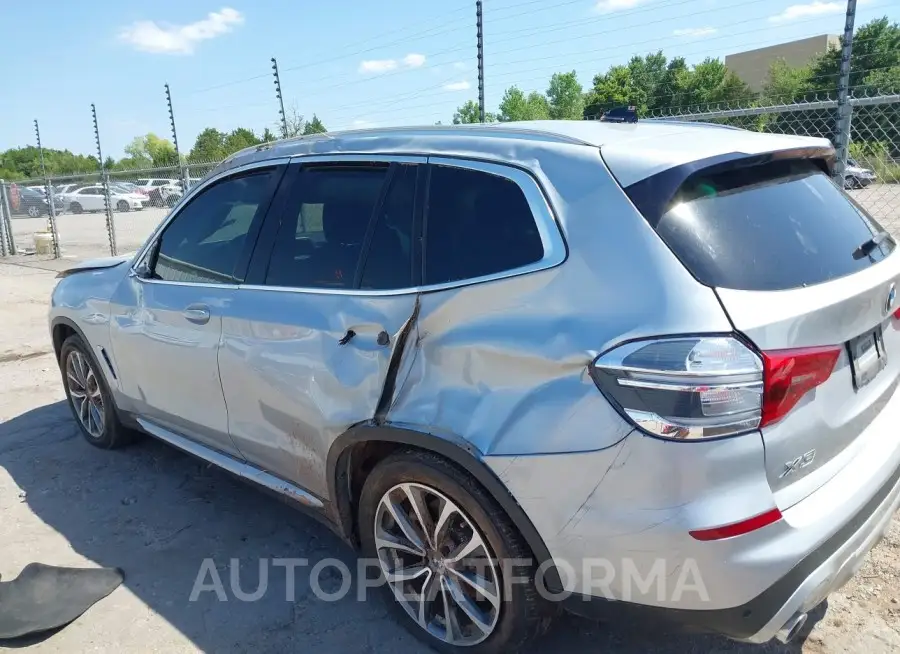 BMW X3 2019 vin 5UXTR9C53KLP95981 from auto auction Iaai