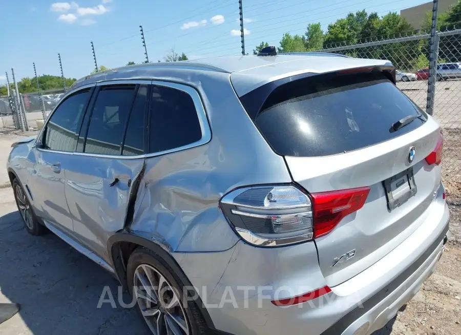 BMW X3 2019 vin 5UXTR9C53KLP95981 from auto auction Iaai