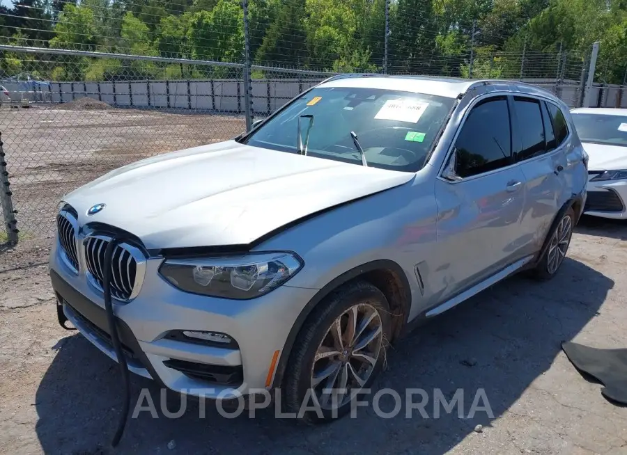 BMW X3 2019 vin 5UXTR9C53KLP95981 from auto auction Iaai